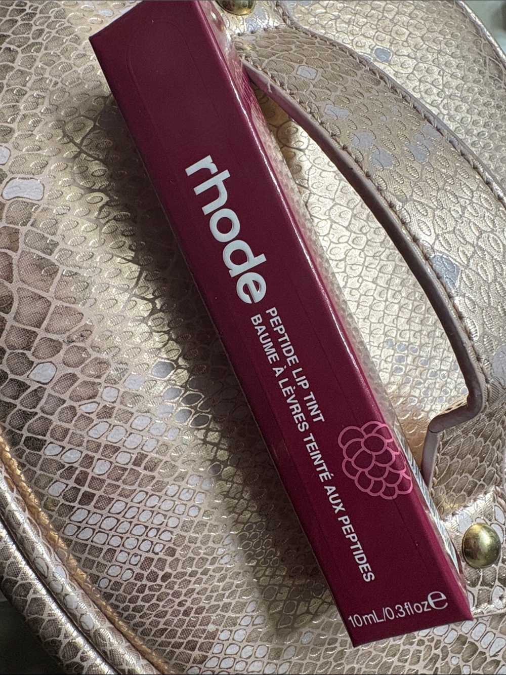 RHODE Peptide Lip Tint — raspberry jelly